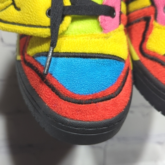 🔥Adidas x Jeremy Scott Wings Sun Poppy Rainbow Rare Colorway Sz. 8M - Picture 9 of 10